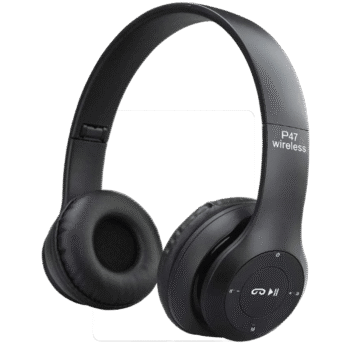 سماعة رأٍس لاسلكية بلوتوث P47 (أسود)