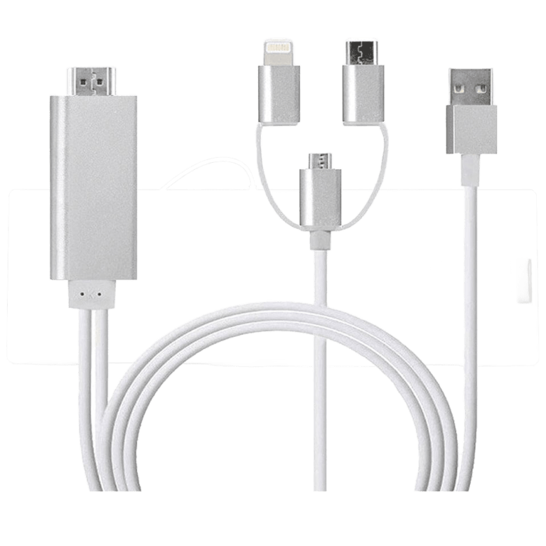 CABLE USB ANDROID IPHONE HDMI