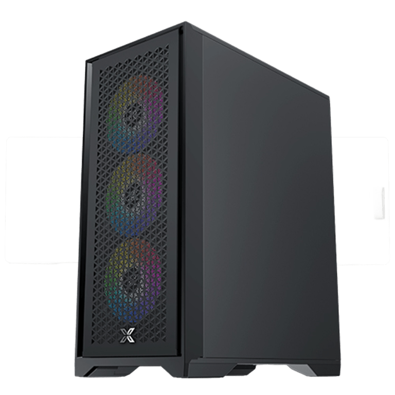 Case ARGB Computer Gaming Xigmatek Lux S Black 1