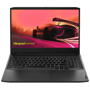لاب توب لينوفو - Lenovo IdeaPad Gaming 3 15ACH6 Laptop (AMD Ryzen 5-5600H - 8GB Ram - HDD 1TB - M.2 NVMe 256GB - Nvidia RTX 3050 Ti 4GB - 15.6 Inch FHD IPS 120Hz- Win11) - Shadow Black