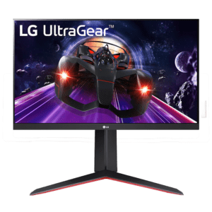 شاشة العاب LG الترا جير، مقاس 24 بوصة، بمعدل تحديث 144 هرتز، 1 مللي ثانية - 24GN65R-B