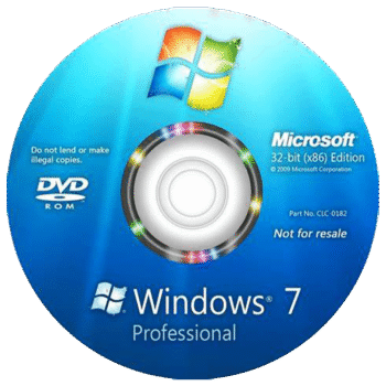اسطوانة Windows 7 جميع النسخ bit 32/64
