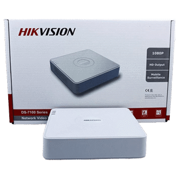 جهاز DVR لتسجيل كاميرات المراقبة Hikvision موديل 7104 ب 4 منافذ