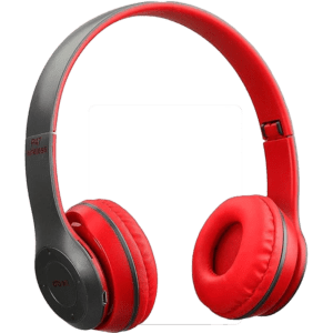 سماعة رأٍس لاسلكية بلوتوث P47 (أحمر)