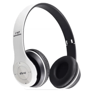 سماعة رأٍس لاسلكية بلوتوث P47 (أبيض)
