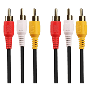 كابل صوت وصورة للتليفزيون 3x3  RCA